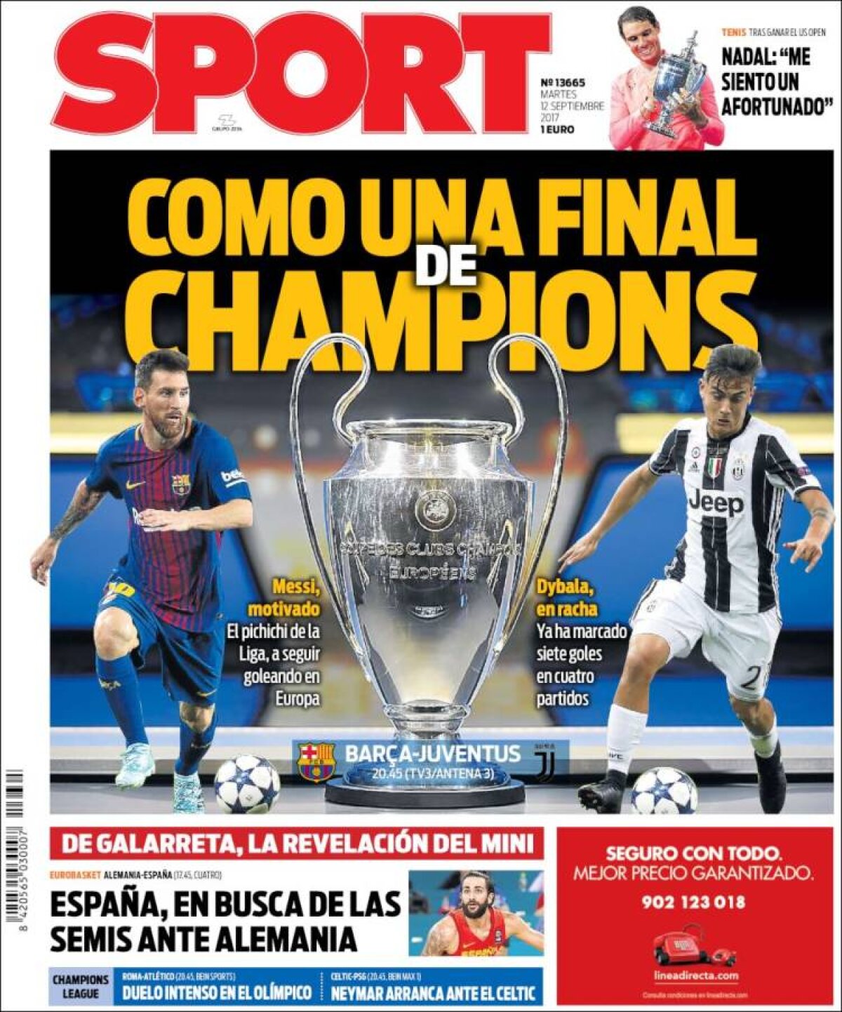 Ce scriu azi ziarele de sport din lume (12 septembrie 2017)