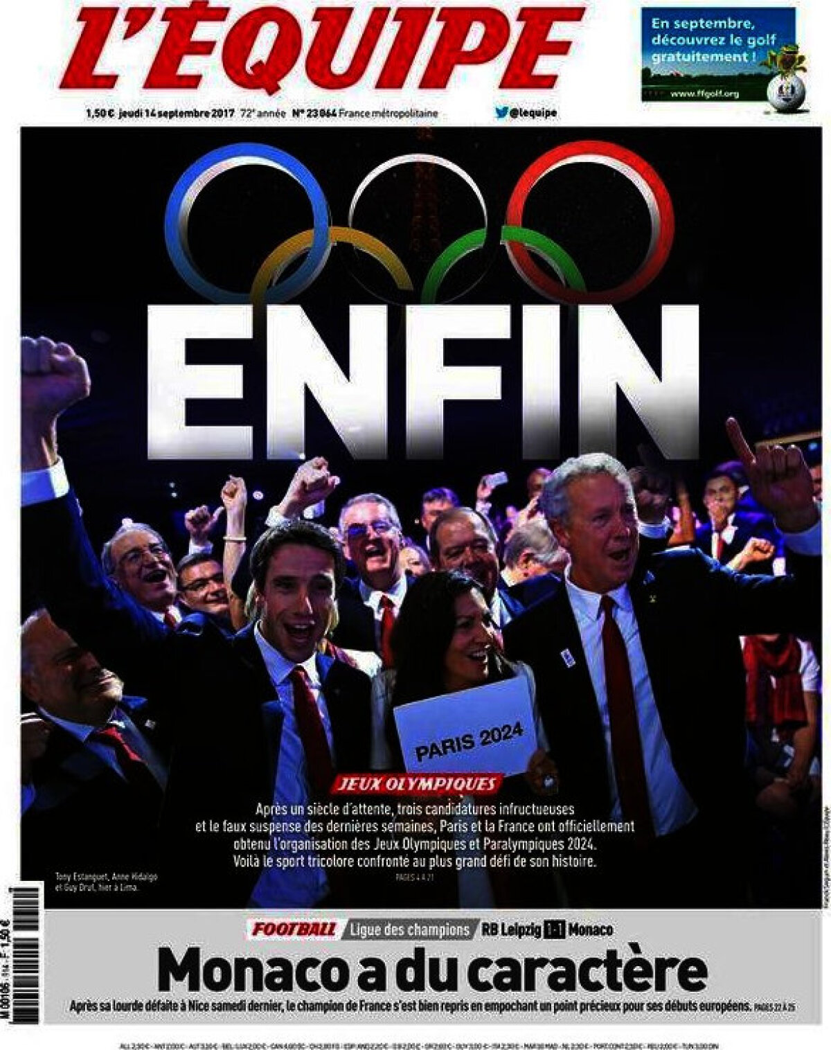 Ce scriu azi ziarele de sport din lume (14 septembrie 2017)