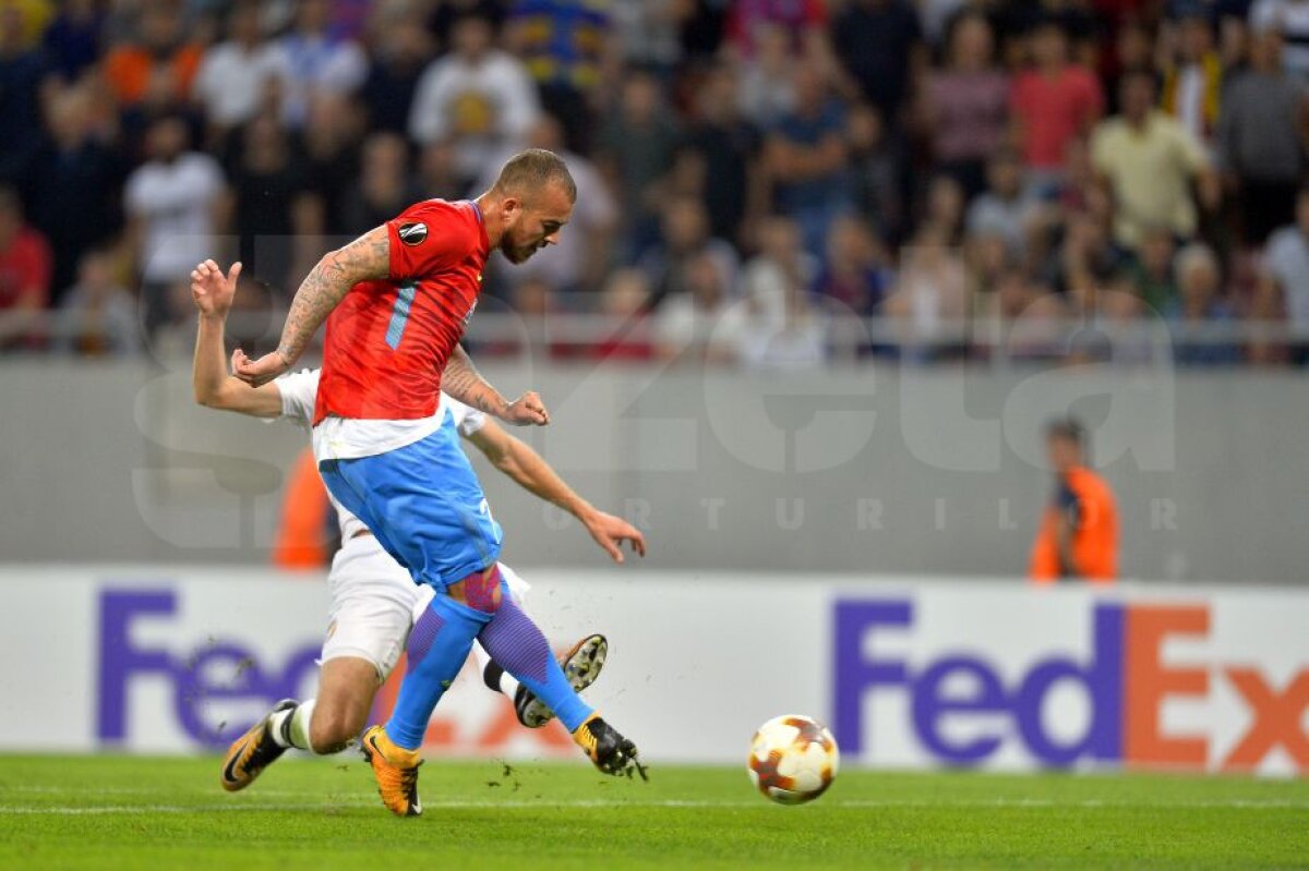 FOTO + VIDEO Victorie-shaorma cu de toate » Succes la scor de neprezentare pentru FCSB cu Viktoria Plzen, într-o seară în care Budescu și Alibec au fost sclipitori