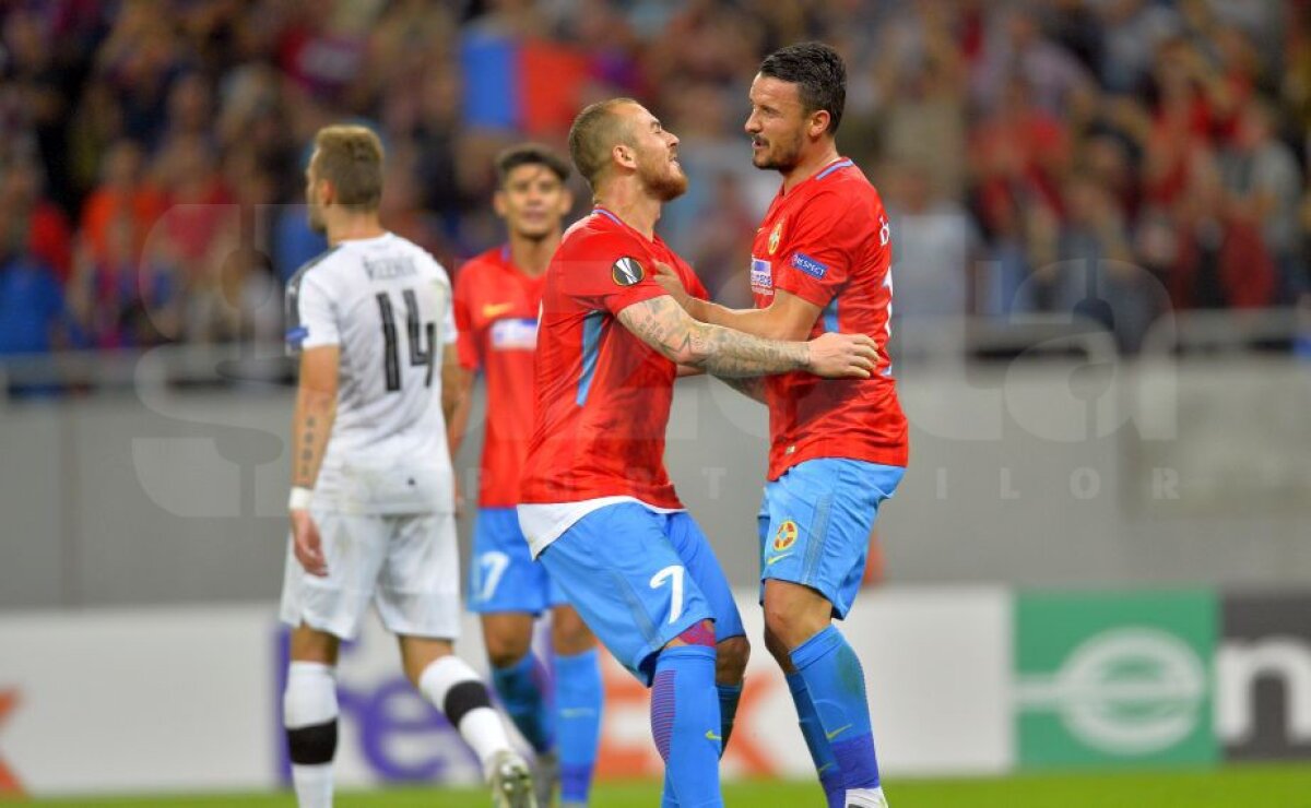 FOTO + VIDEO Victorie-shaorma cu de toate » Succes la scor de neprezentare pentru FCSB cu Viktoria Plzen, într-o seară în care Budescu și Alibec au fost sclipitori