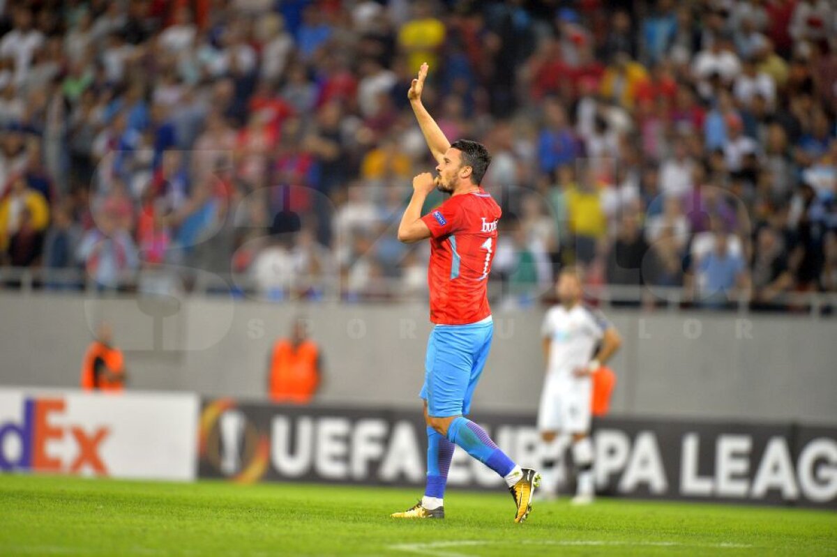 FOTO + VIDEO Victorie-shaorma cu de toate » Succes la scor de neprezentare pentru FCSB cu Viktoria Plzen, într-o seară în care Budescu și Alibec au fost sclipitori