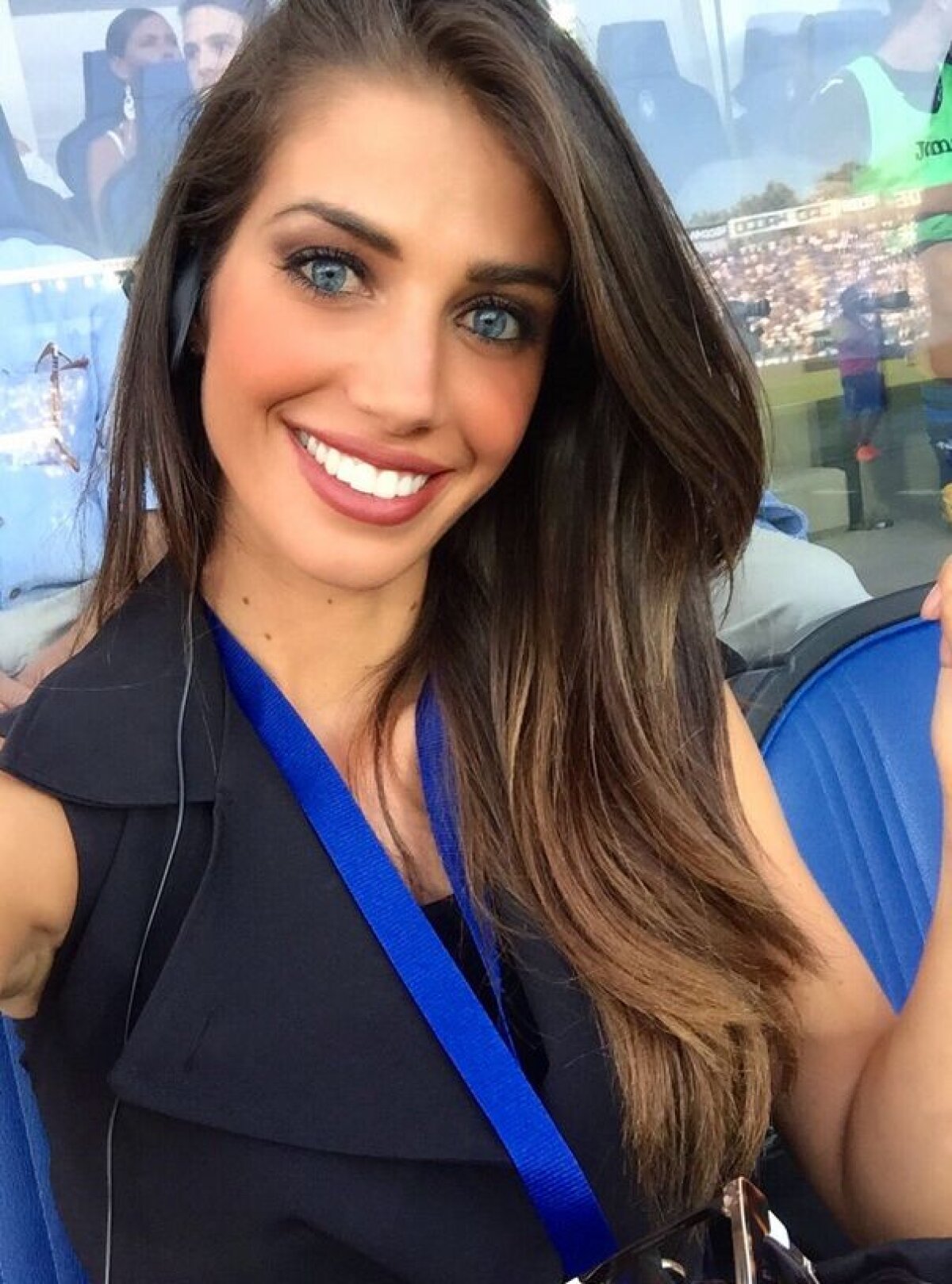 FOTO Interzisă fotbaliștilor! O moderatoare de Ligă preferă doar baschetbaliștii