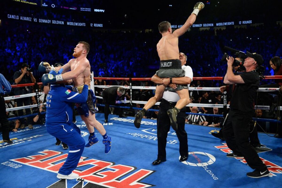 Gennady Golovkin vs. Canelo Alvarez. VIDEO+FOTO Se decide altădată » Marea confruntare dintre Golovkin și Canelo s-a încheiat la egalitate! Diferențe șocante între scorurile celor 3 arbitri