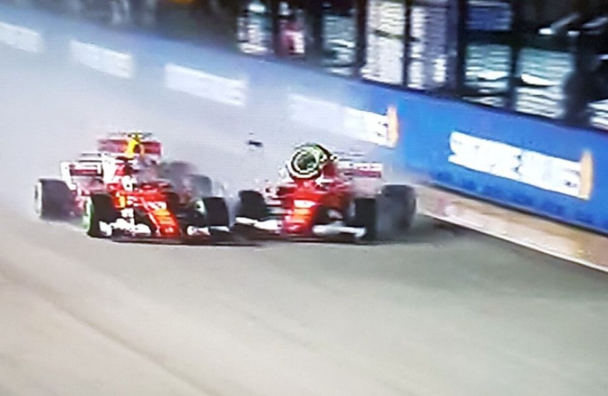 VIDEO + FOTO » Hamilton câștigă MP de la Singapore! Cursă nebună: ambii piloți Ferrari au abandonat după prima curbă
