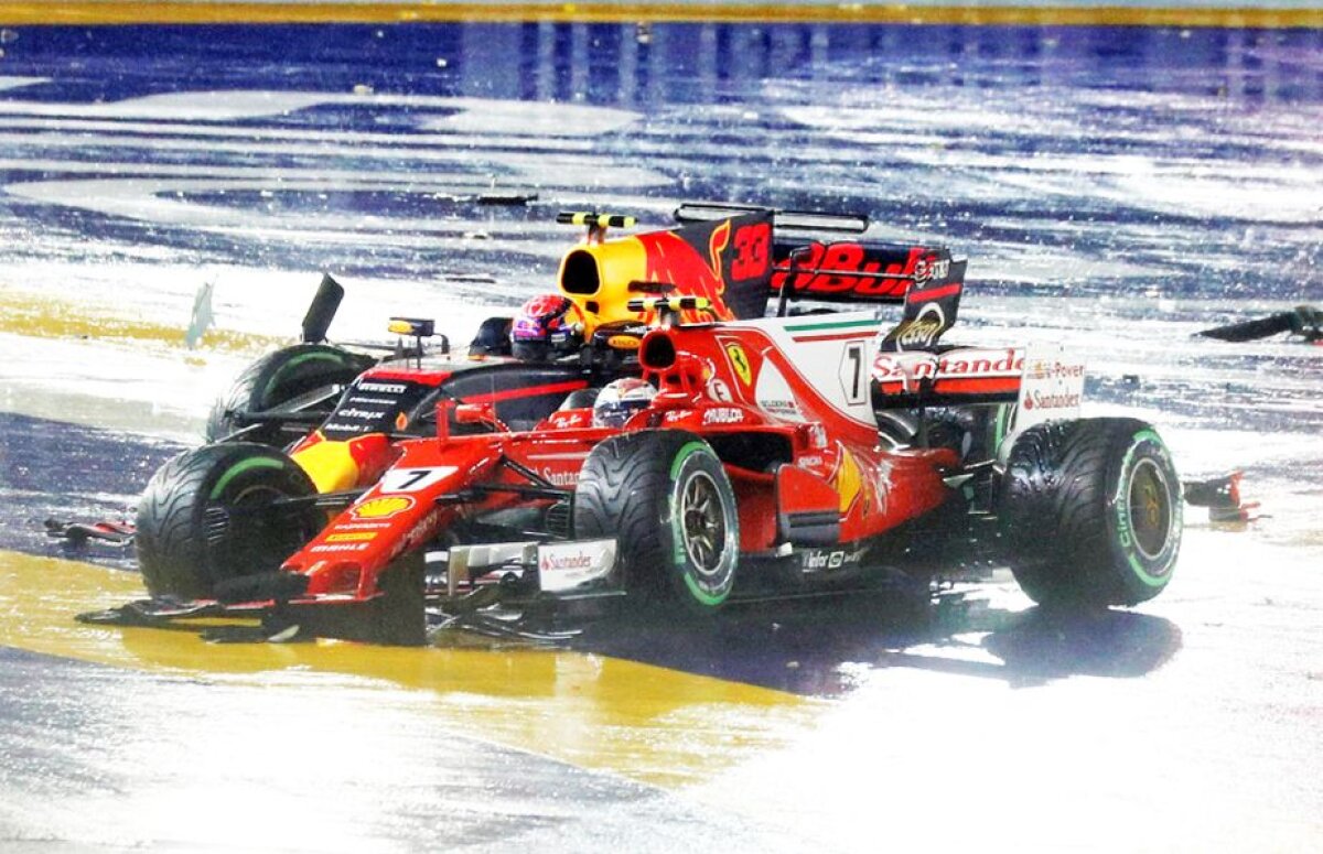 VIDEO + FOTO » Hamilton câștigă MP de la Singapore! Cursă nebună: ambii piloți Ferrari au abandonat după prima curbă