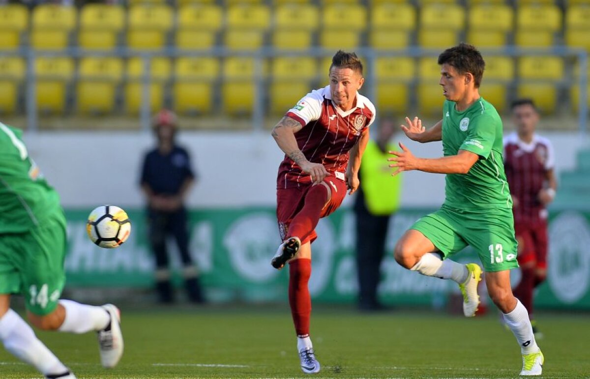 FOTO + VIDEO Victorie specialitatea casei pentru CFR Cluj » "Feroviarii" câștigă la Chiajna, 1-0, după un nou gol marcat din penalty