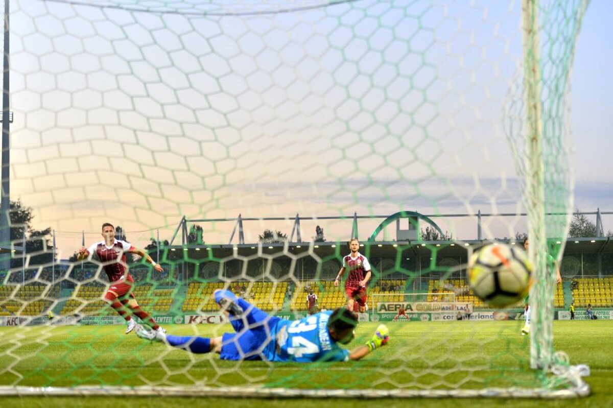 FOTO + VIDEO Victorie specialitatea casei pentru CFR Cluj » "Feroviarii" câștigă la Chiajna, 1-0, după un nou gol marcat din penalty