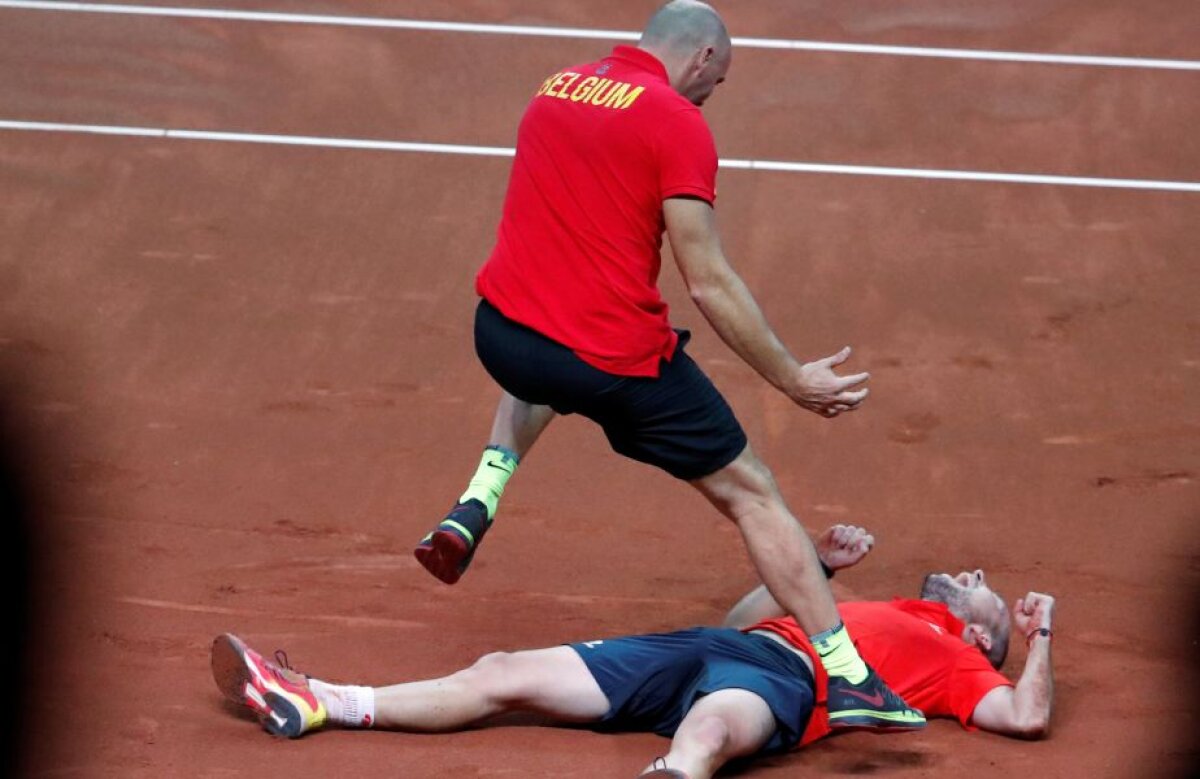 FOTO + VIDEO S-au stabilit finalistele Cupei Davis » Deznodământ dramatic în meciul Belgia - Australia