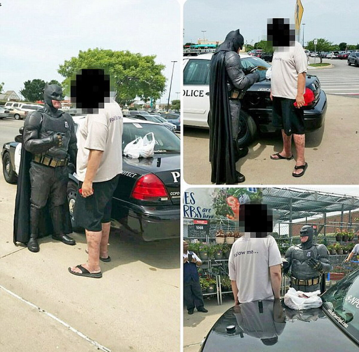 FOTO Un hoț a fost arestat chiar de... Batman!