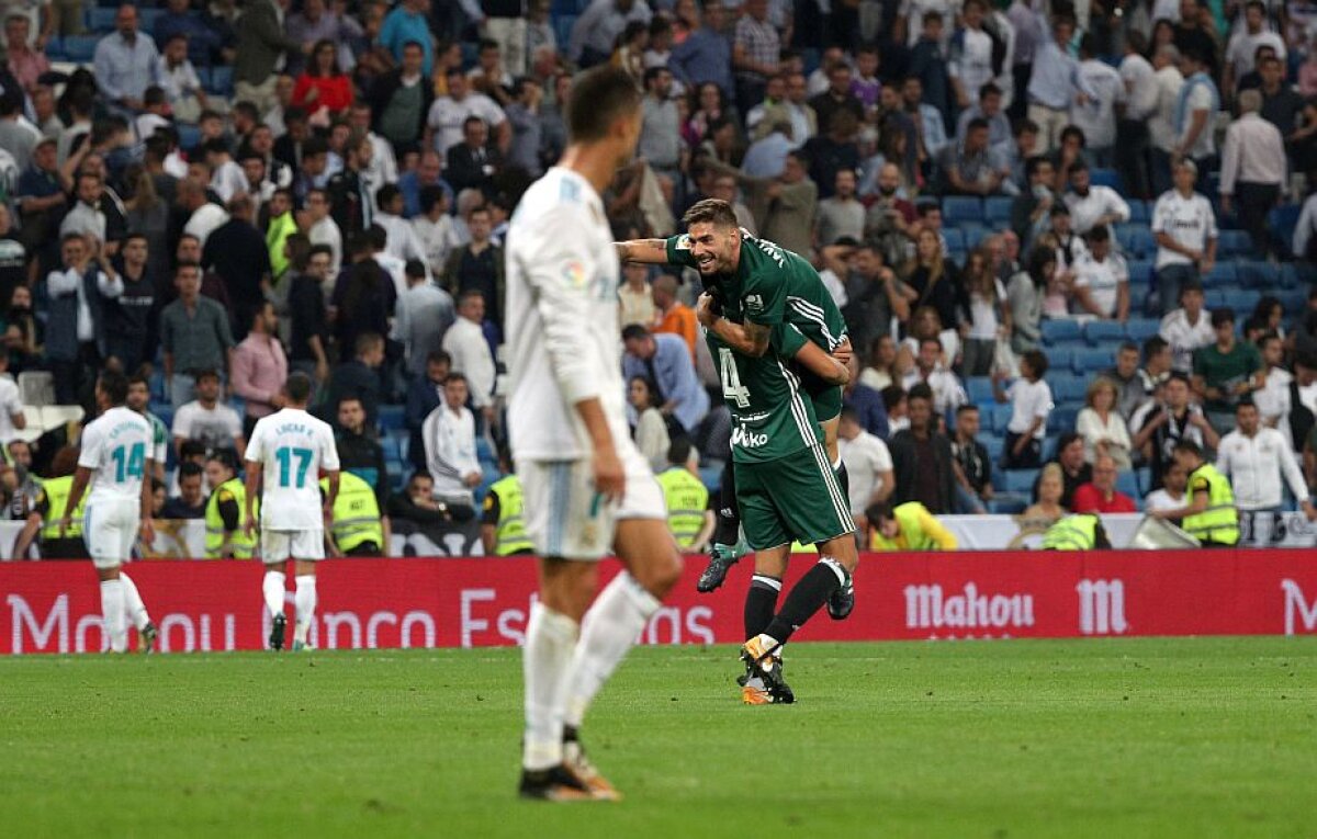 FOTO+VIDEO Șoc pe Bernabeu! Real, la prima înfrângere din La Liga, în fața echipei lui Toșca » Madrilenii, mult în urma Barcelonei