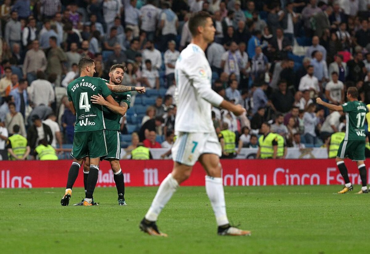 FOTO+VIDEO Șoc pe Bernabeu! Real, la prima înfrângere din La Liga, în fața echipei lui Toșca » Madrilenii, mult în urma Barcelonei