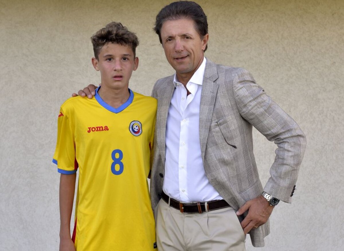 GALERIE FOTO Fiul lui Gică Popescu, debut la echipa națională » A fost urmărit din tribune de tatăl său