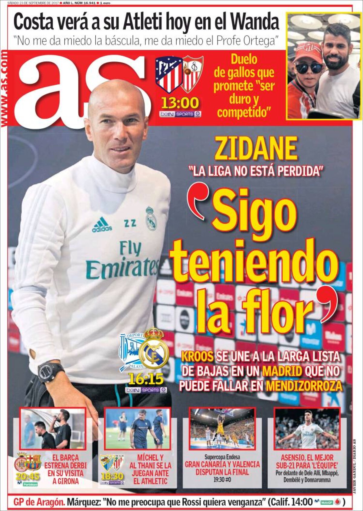 Ce scriu azi ziarele de sport din lume (23 septembrie 2017)