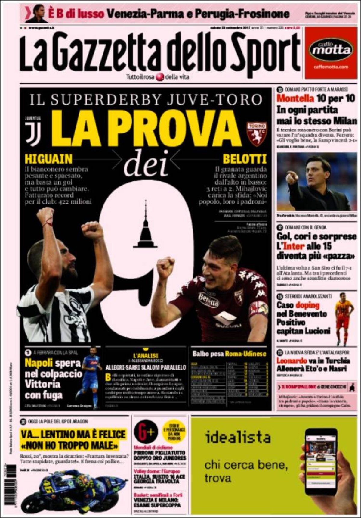 Ce scriu azi ziarele de sport din lume (23 septembrie 2017)