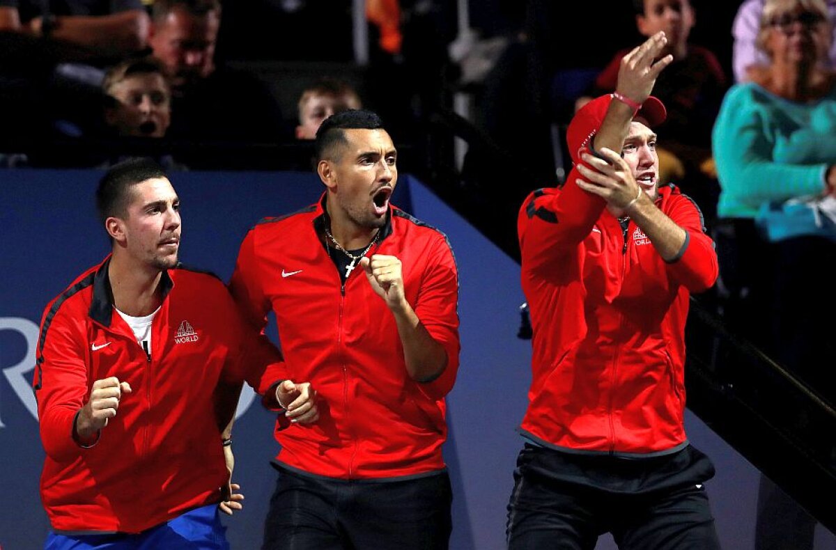 FOTO+VIDEO Nadal, Sascha Zverev și Thiem au deschis festivalul tenisului de la Praga » Echipa Europei conduce după prima zi + Federer și Nadal, echipă la dublu în ziua doua