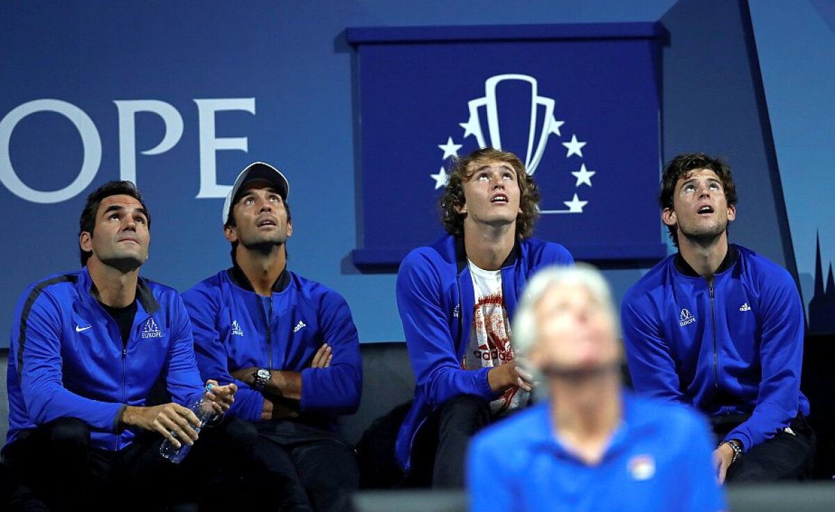 FOTO+VIDEO Nadal, Sascha Zverev și Thiem au deschis festivalul tenisului de la Praga » Echipa Europei conduce după prima zi + Federer și Nadal, echipă la dublu în ziua doua