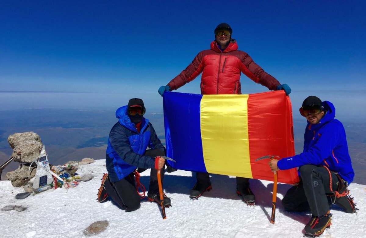 FOTO Salt pe acoperişul Europei » Trei constănțeni au cucerit Elbrus, urmează Kilimanjaro!