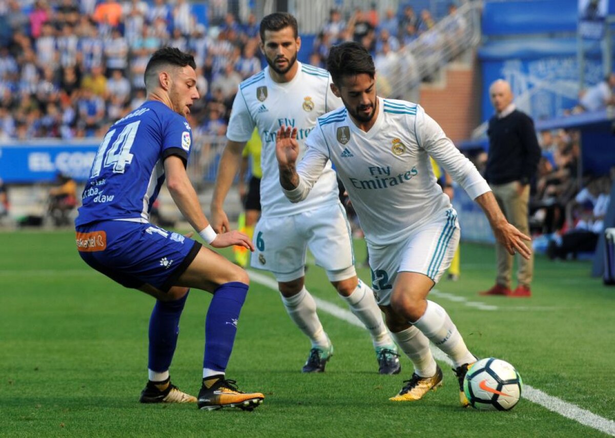 FOTO + VIDEO » Victorie cu emoții pentru Real Madrid, 2-1 cu Alaves » Ceballos, noul erou al lui Zidane