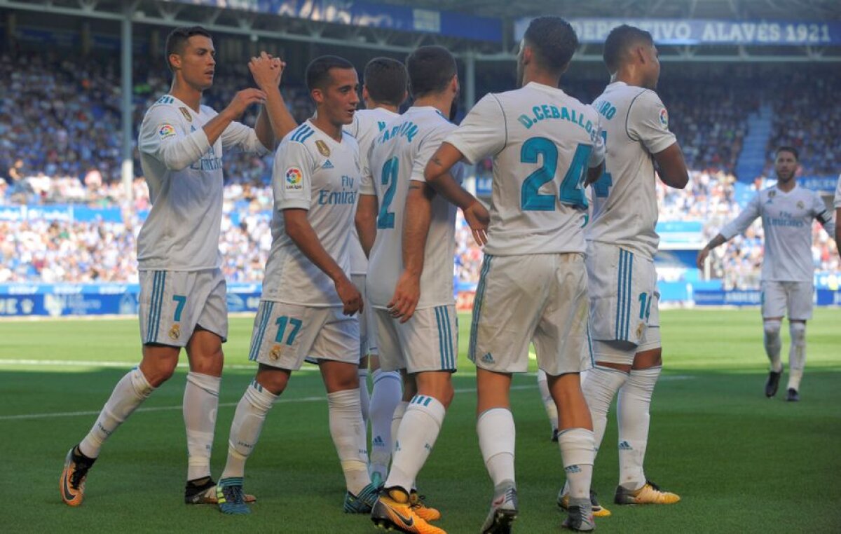 FOTO + VIDEO » Victorie cu emoții pentru Real Madrid, 2-1 cu Alaves » Ceballos, noul erou al lui Zidane
