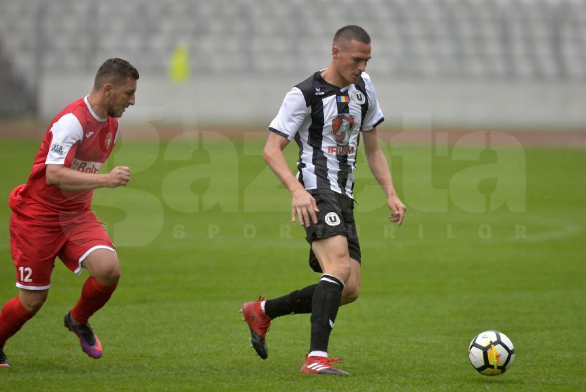FOTO Adrian Falub a revenit cu victorie pe banca lui U Cluj » George Florescu era să se bată cu un adversar, apoi s-a certat cu antrenorul