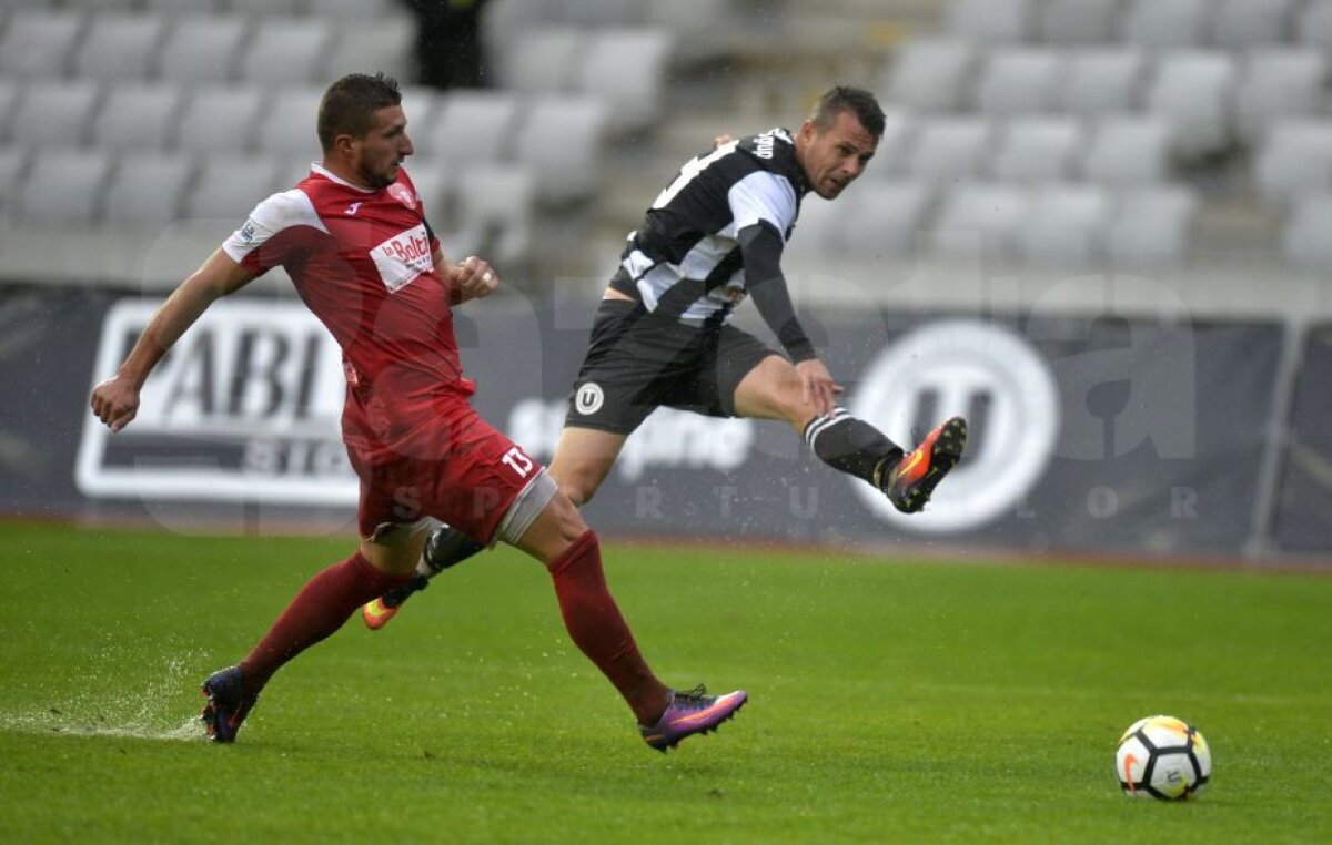 FOTO Adrian Falub a revenit cu victorie pe banca lui U Cluj » George Florescu era să se bată cu un adversar, apoi s-a certat cu antrenorul