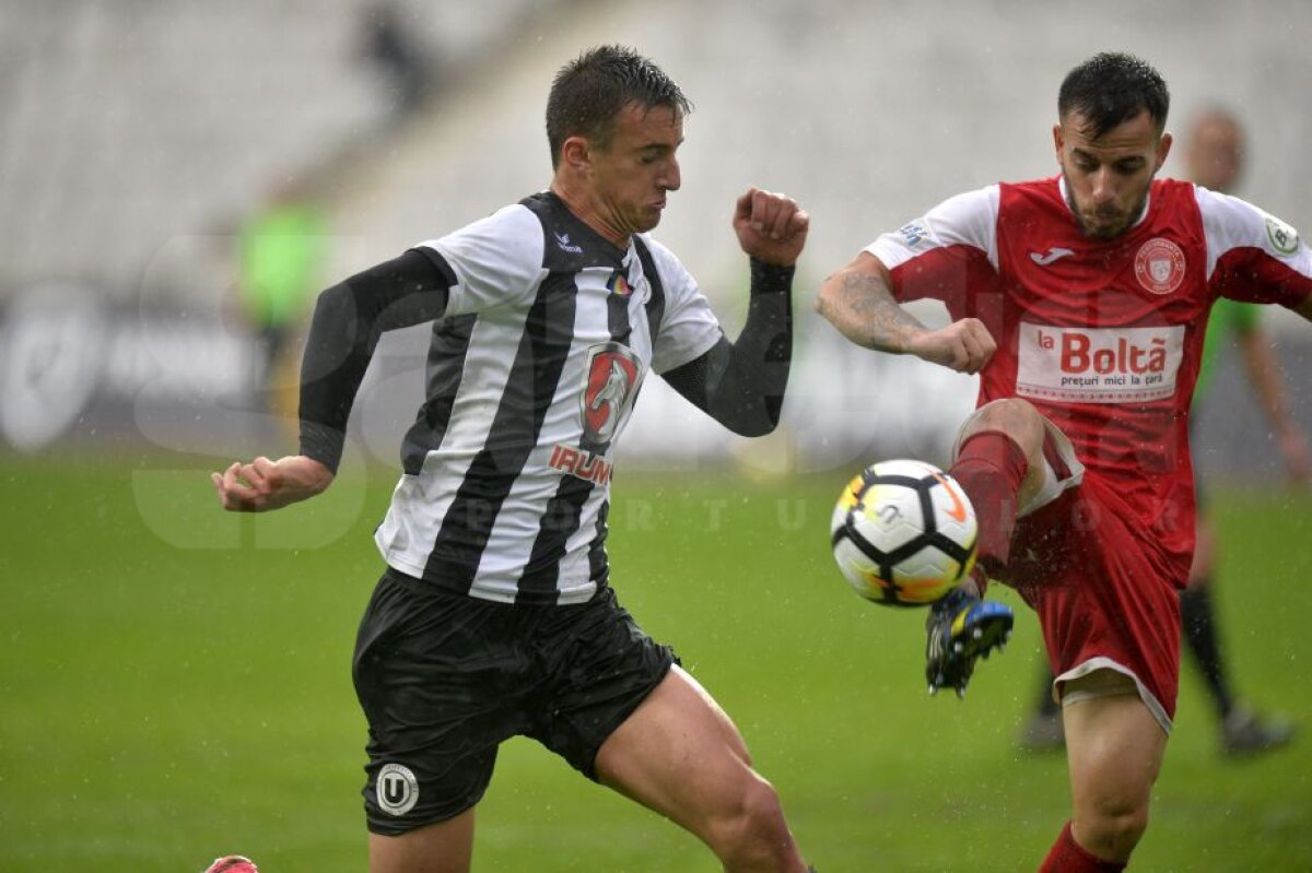 FOTO Adrian Falub a revenit cu victorie pe banca lui U Cluj » George Florescu era să se bată cu un adversar, apoi s-a certat cu antrenorul