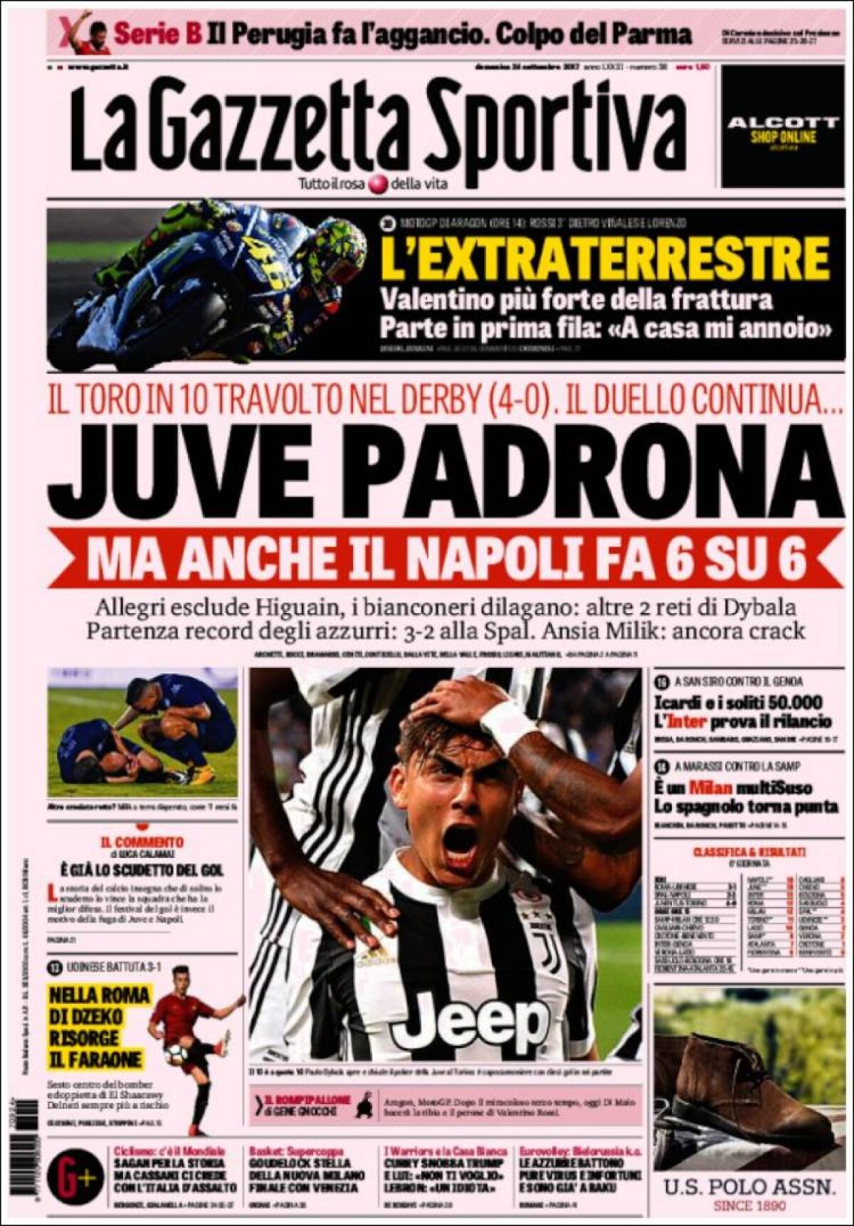 Ce scriu azi ziarele de sport din lume (24 septembrie 2017)