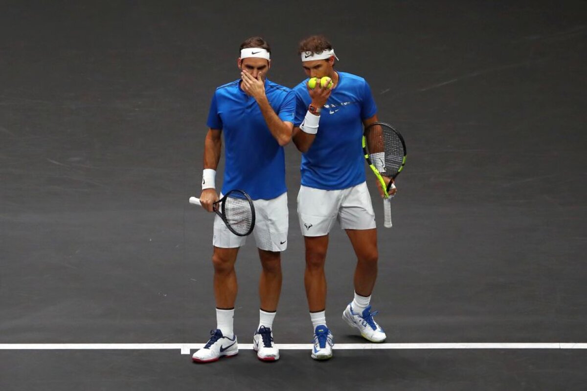 VIDEO + FOTO Spectacol total la Laver Cup » Federer și Nadal au făcut pentru prima dată pereche la dublu