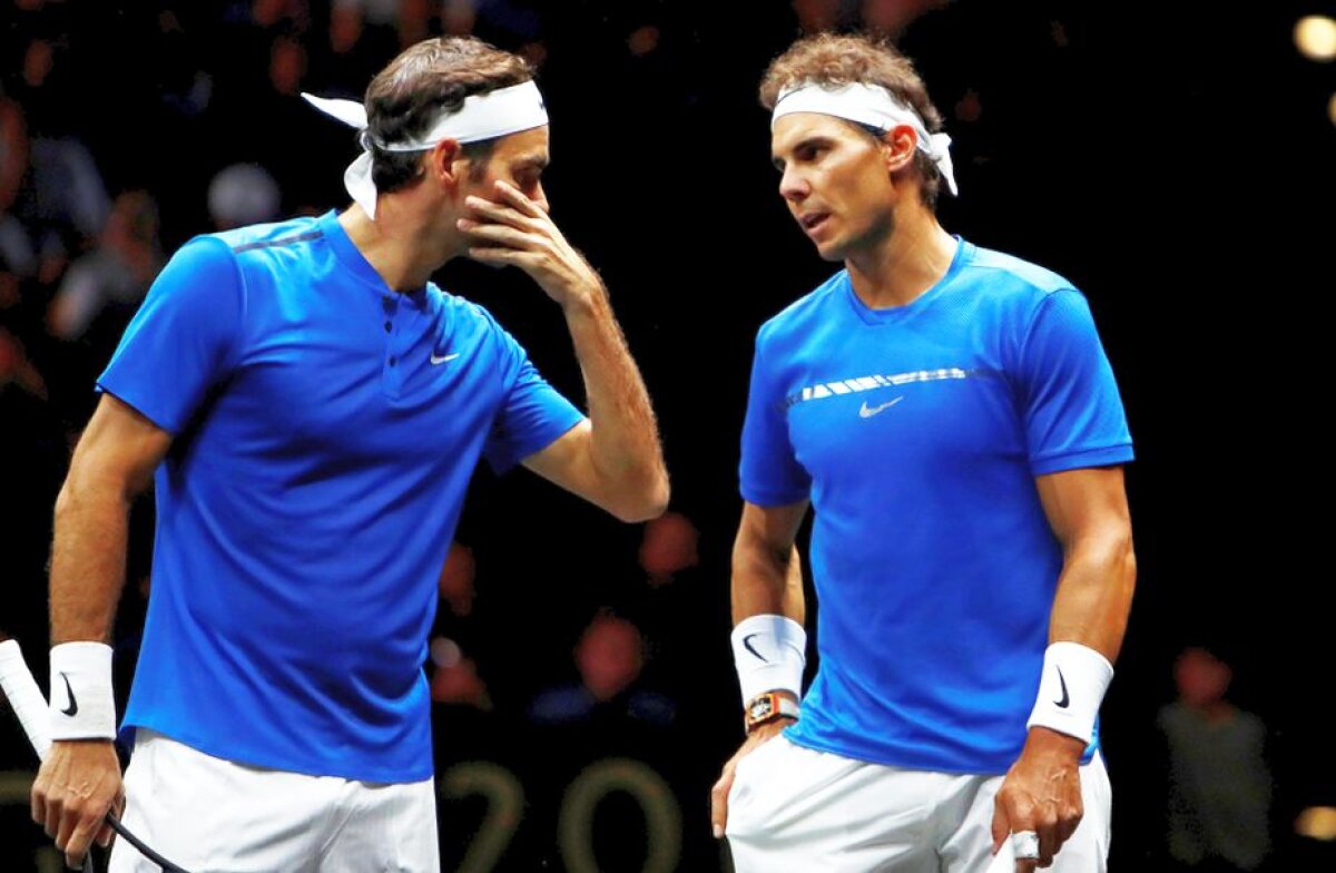 VIDEO + FOTO Spectacol total la Laver Cup » Federer și Nadal au făcut pentru prima dată pereche la dublu