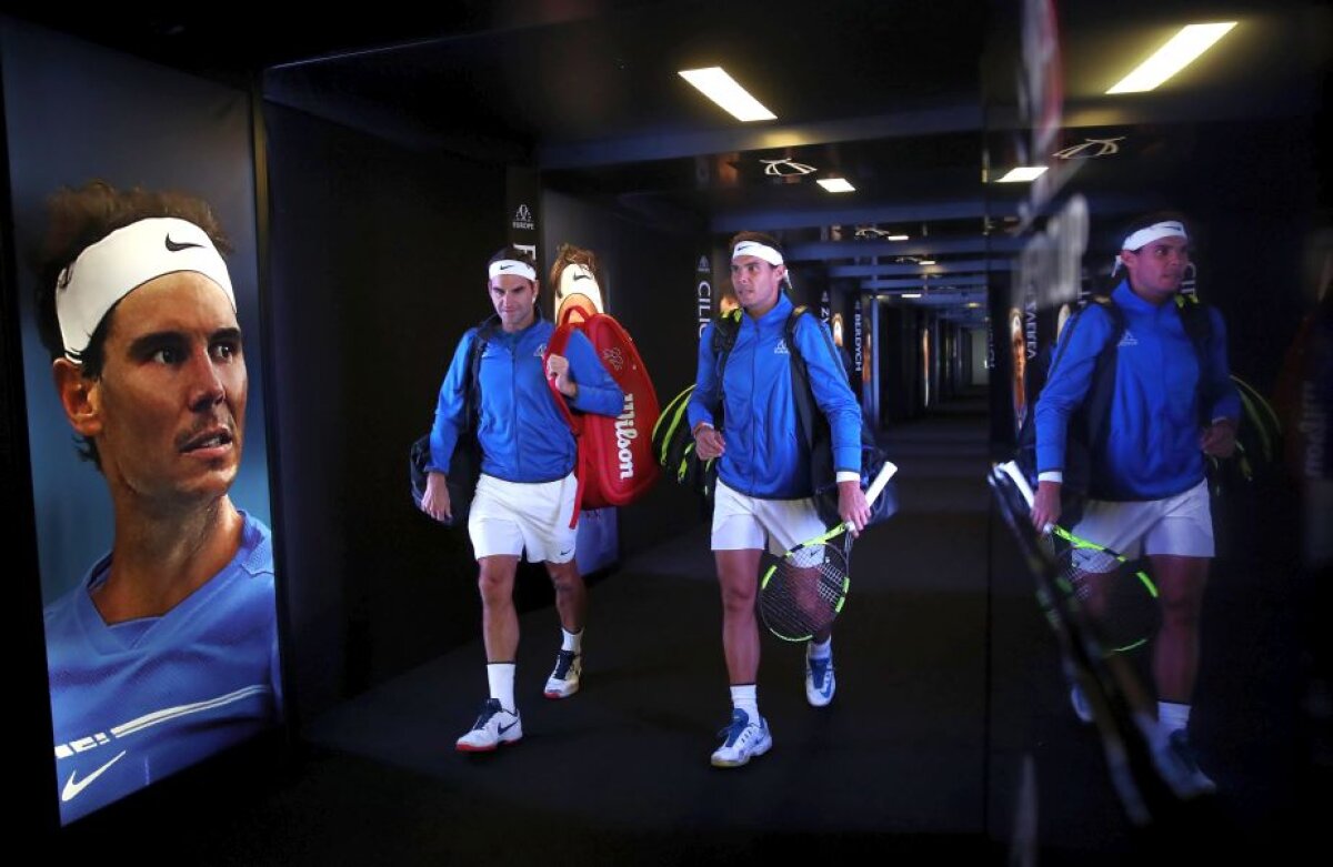 VIDEO + FOTO Spectacol total la Laver Cup » Federer și Nadal au făcut pentru prima dată pereche la dublu
