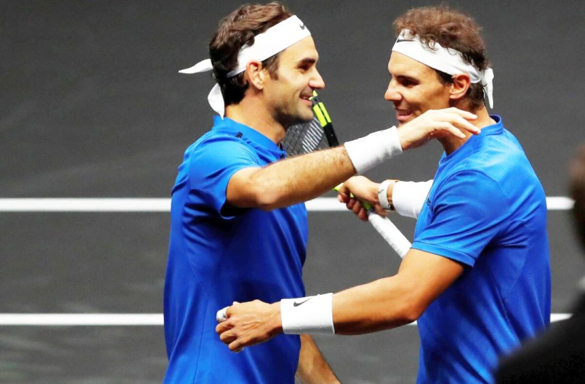 VIDEO + FOTO Spectacol total la Laver Cup » Federer și Nadal au făcut pentru prima dată pereche la dublu