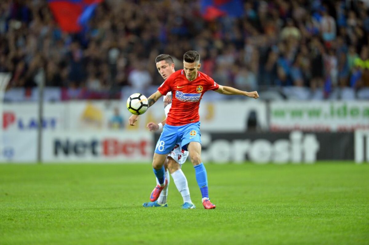 FOTO + VIDEO FCSB câștigă la limită derby-ul cu Dinamo, 1-0, și se apropie la un punct de CFR 