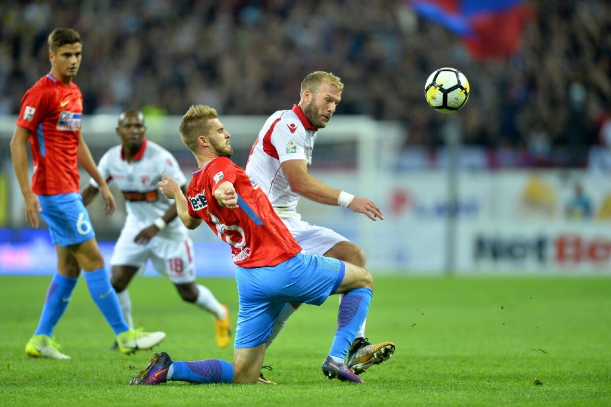 FOTO + VIDEO FCSB câștigă la limită derby-ul cu Dinamo, 1-0, și se apropie la un punct de CFR 