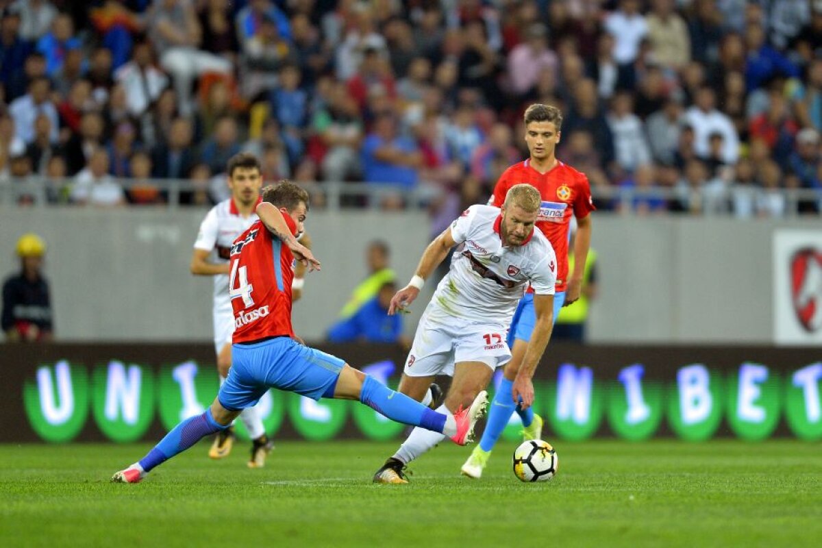 FOTO + VIDEO FCSB câștigă la limită derby-ul cu Dinamo, 1-0, și se apropie la un punct de CFR 