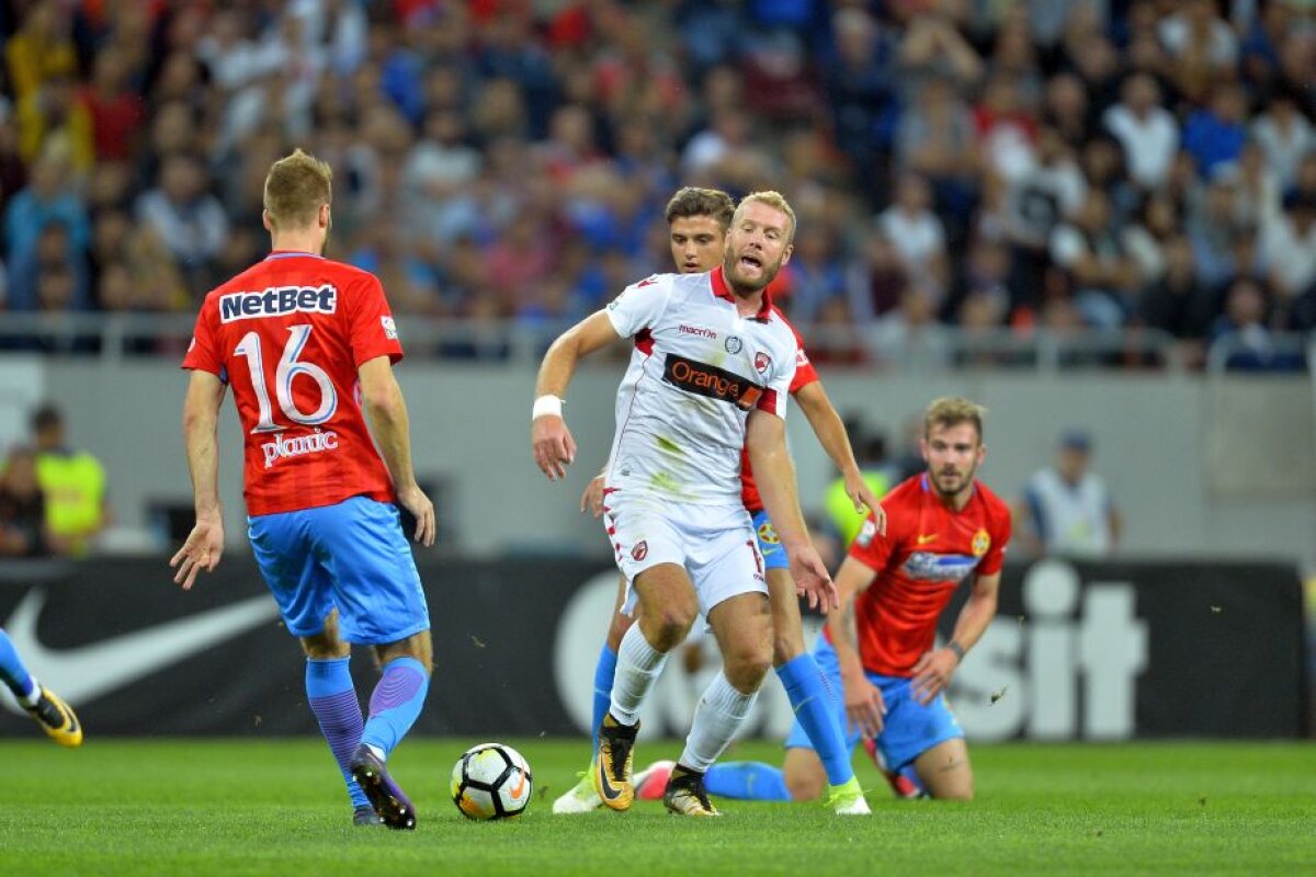 FOTO + VIDEO FCSB câștigă la limită derby-ul cu Dinamo, 1-0, și se apropie la un punct de CFR 