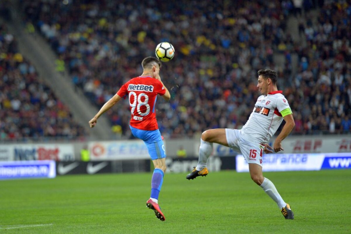 FOTO + VIDEO FCSB câștigă la limită derby-ul cu Dinamo, 1-0, și se apropie la un punct de CFR 