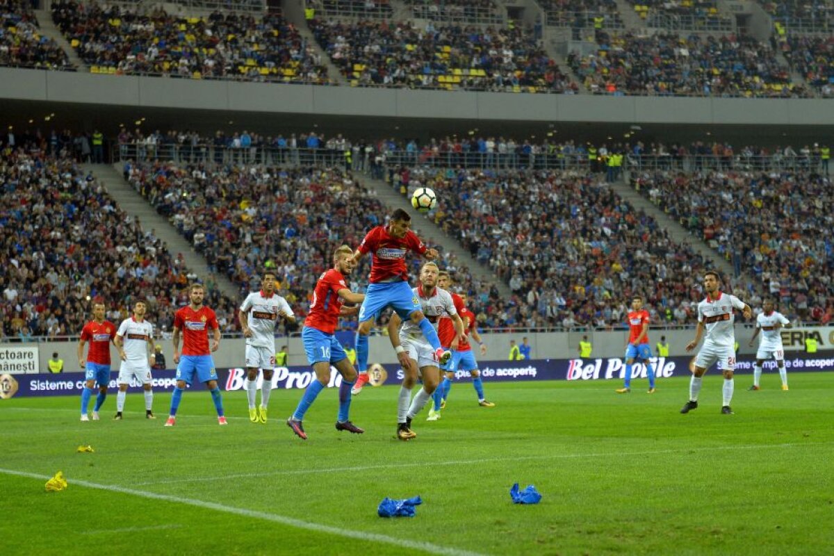 FOTO + VIDEO FCSB câștigă la limită derby-ul cu Dinamo, 1-0, și se apropie la un punct de CFR 