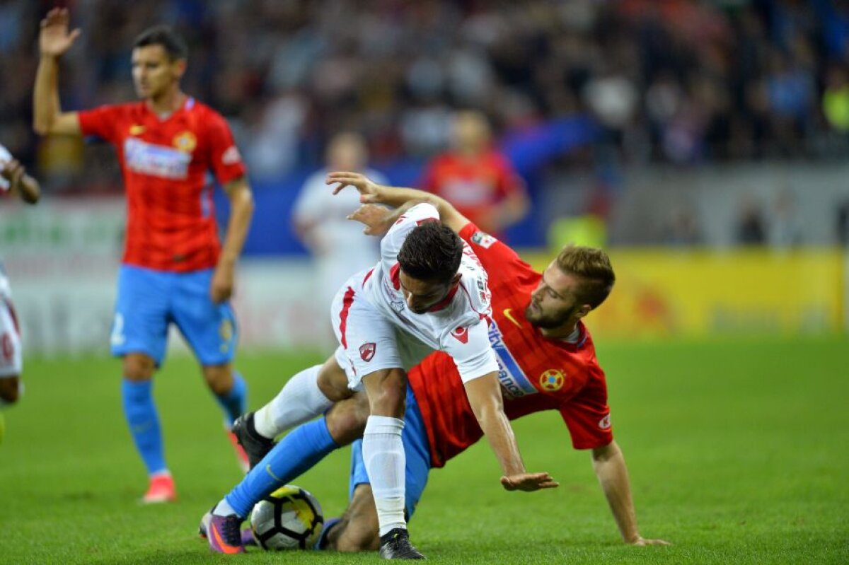FOTO + VIDEO FCSB câștigă la limită derby-ul cu Dinamo, 1-0, și se apropie la un punct de CFR 