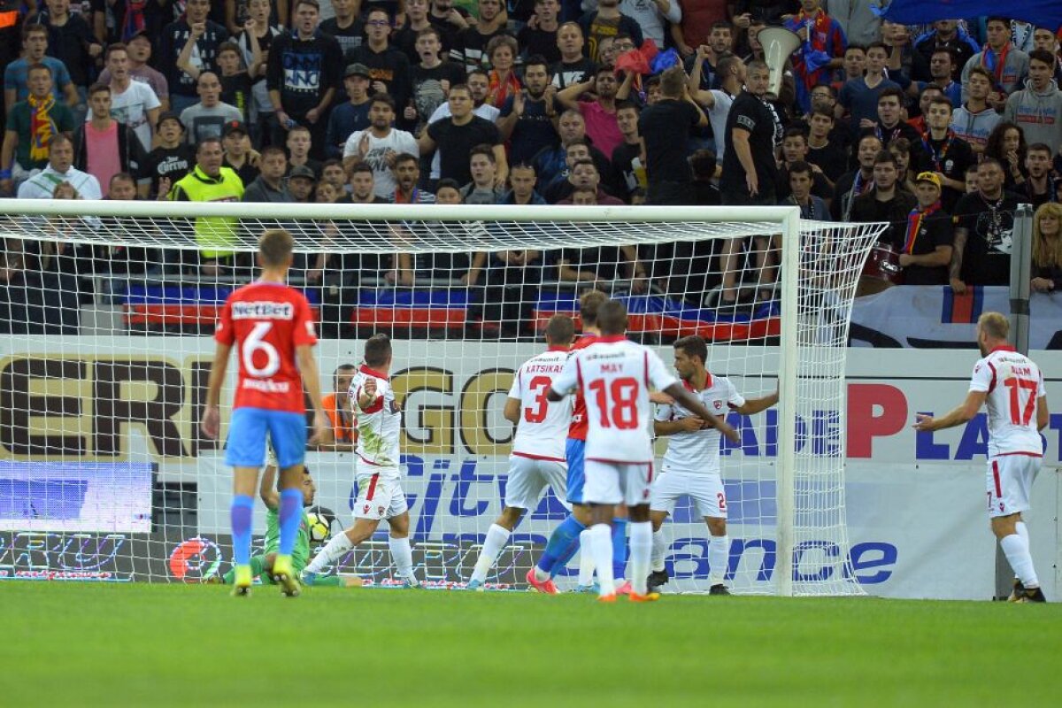 FOTO + VIDEO FCSB câștigă la limită derby-ul cu Dinamo, 1-0, și se apropie la un punct de CFR 