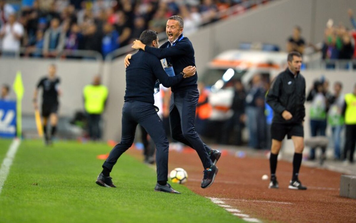 FCSB - Dinamo 1-0 // FOTO Ce nu s-a văzut la TV » Discuție aprinsă MM - Miriuță, ce a făcut Bokila cu tricoul și cum au sărbătorit steliștii