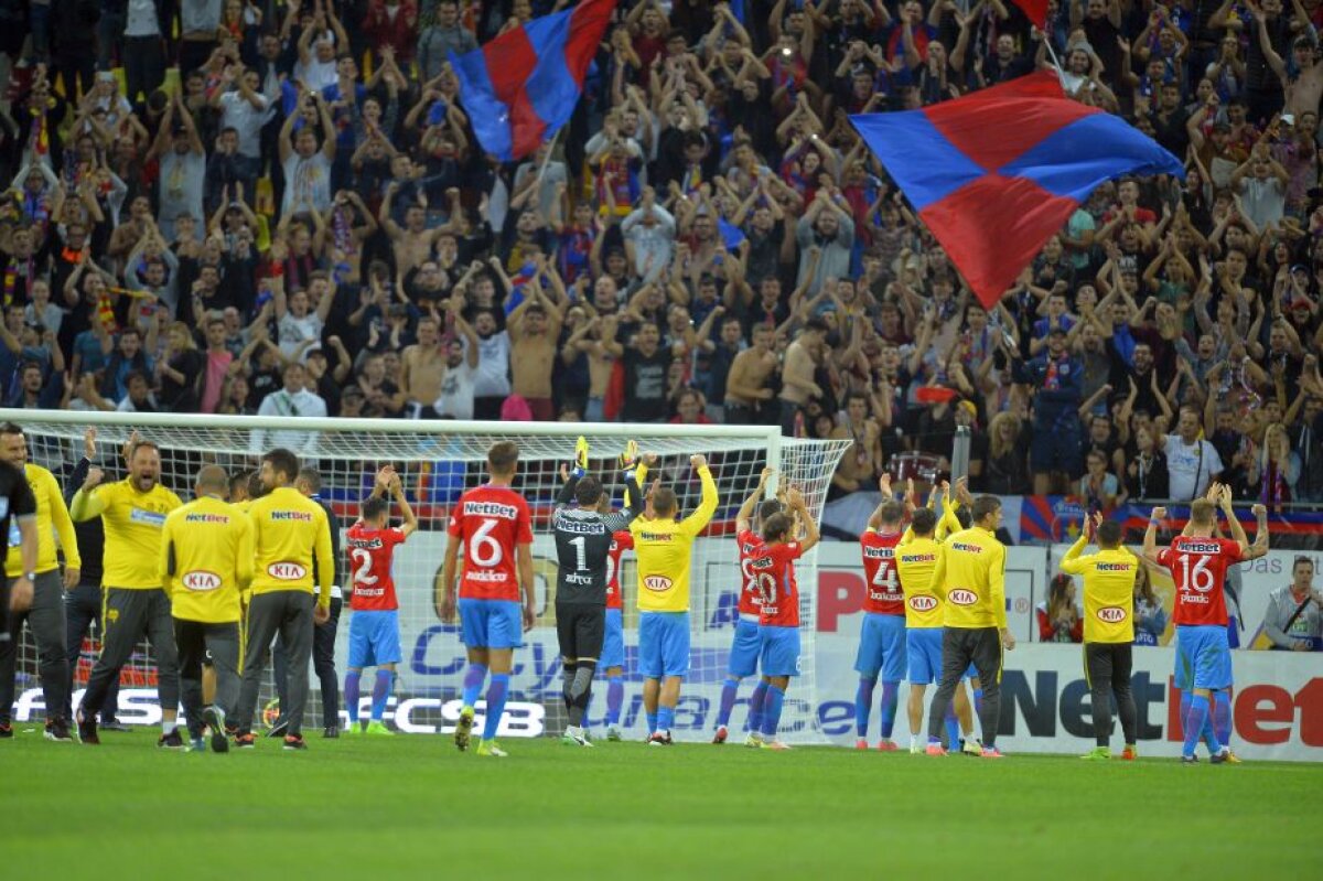 FCSB - Dinamo 1-0 // FOTO Ce nu s-a văzut la TV » Discuție aprinsă MM - Miriuță, ce a făcut Bokila cu tricoul și cum au sărbătorit steliștii