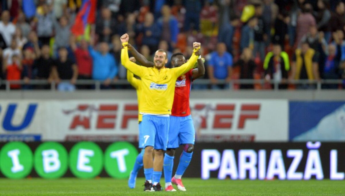 FCSB - Dinamo 1-0 // FOTO Ce nu s-a văzut la TV » Discuție aprinsă MM - Miriuță, ce a făcut Bokila cu tricoul și cum au sărbătorit steliștii