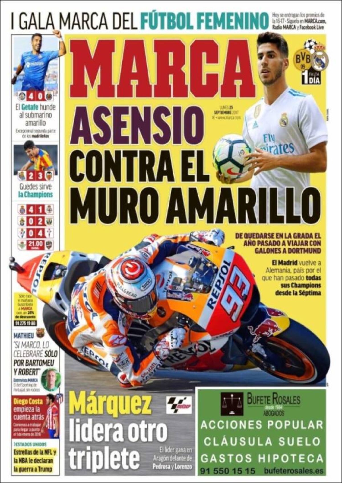 Ce scriu azi ziarele de sport din lume (25 septembrie 2017)