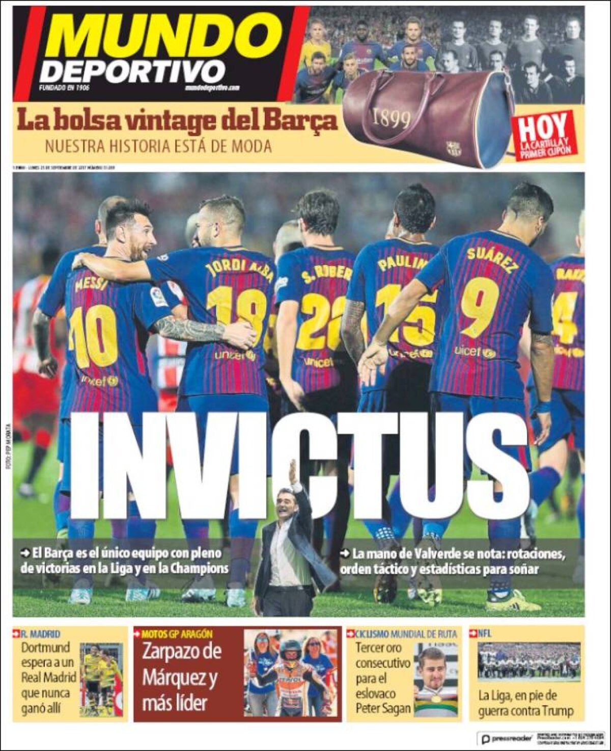 Ce scriu azi ziarele de sport din lume (25 septembrie 2017)