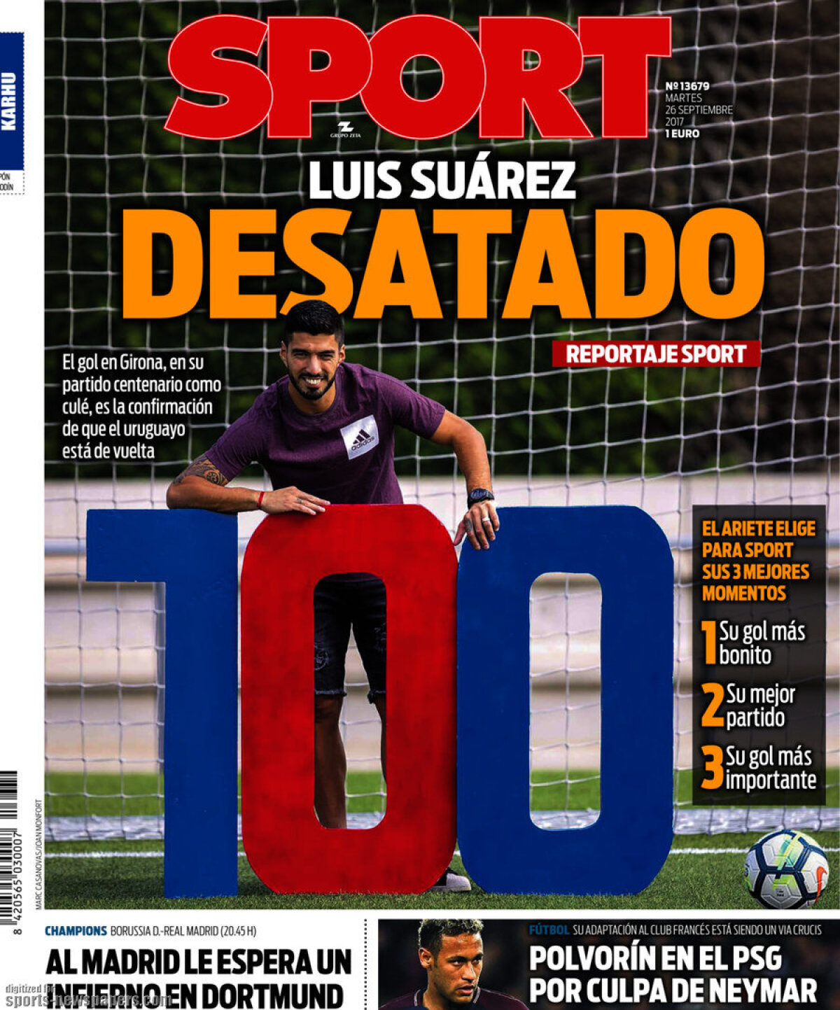 Ce scriu azi ziarele de sport din lume (26 septembrie 2017)