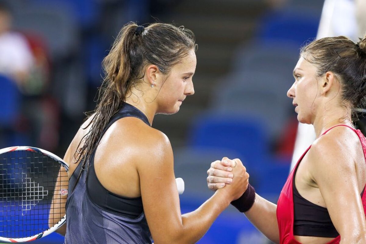 GALERIE FOTO Halep, spulberată de Kasatkina la debutul la Wuhan!