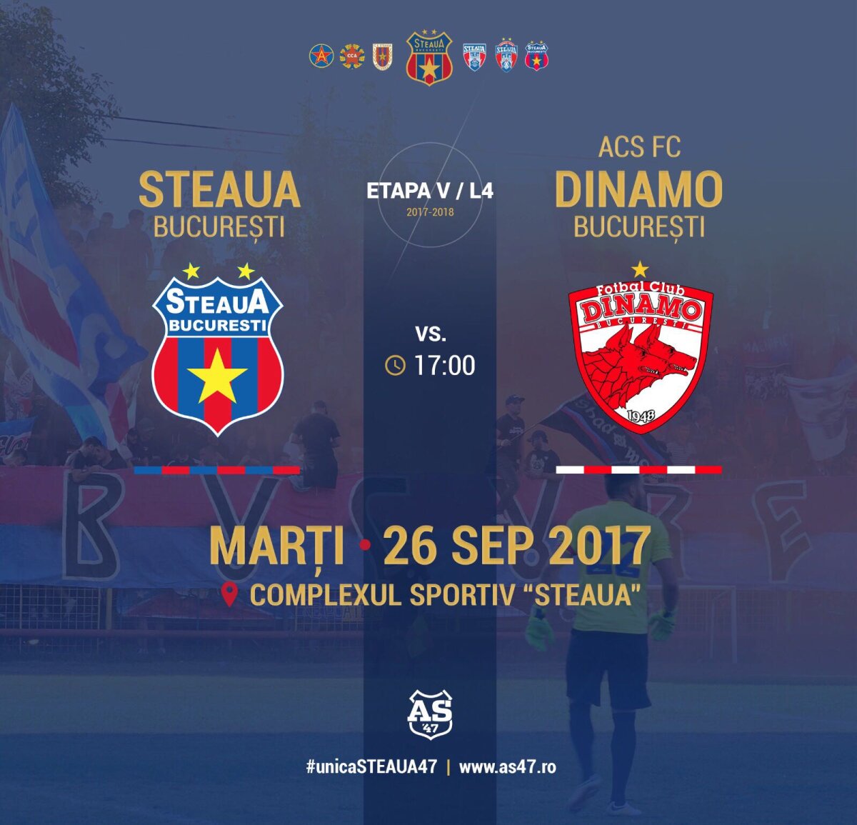 GALERIE FOTO Steaua n-a avut milă și a demolat-o pe Dinamo în Liga a 4-a! 8 goluri și un penalty ratat în 90 de minute de coșmar pentru "câinii" lui Badea