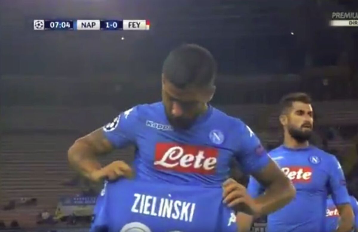 VIDEO+FOTO A arătat tricoul "greșit" » Cui i-a dedicat Insigne golul cu Feyenoord :)