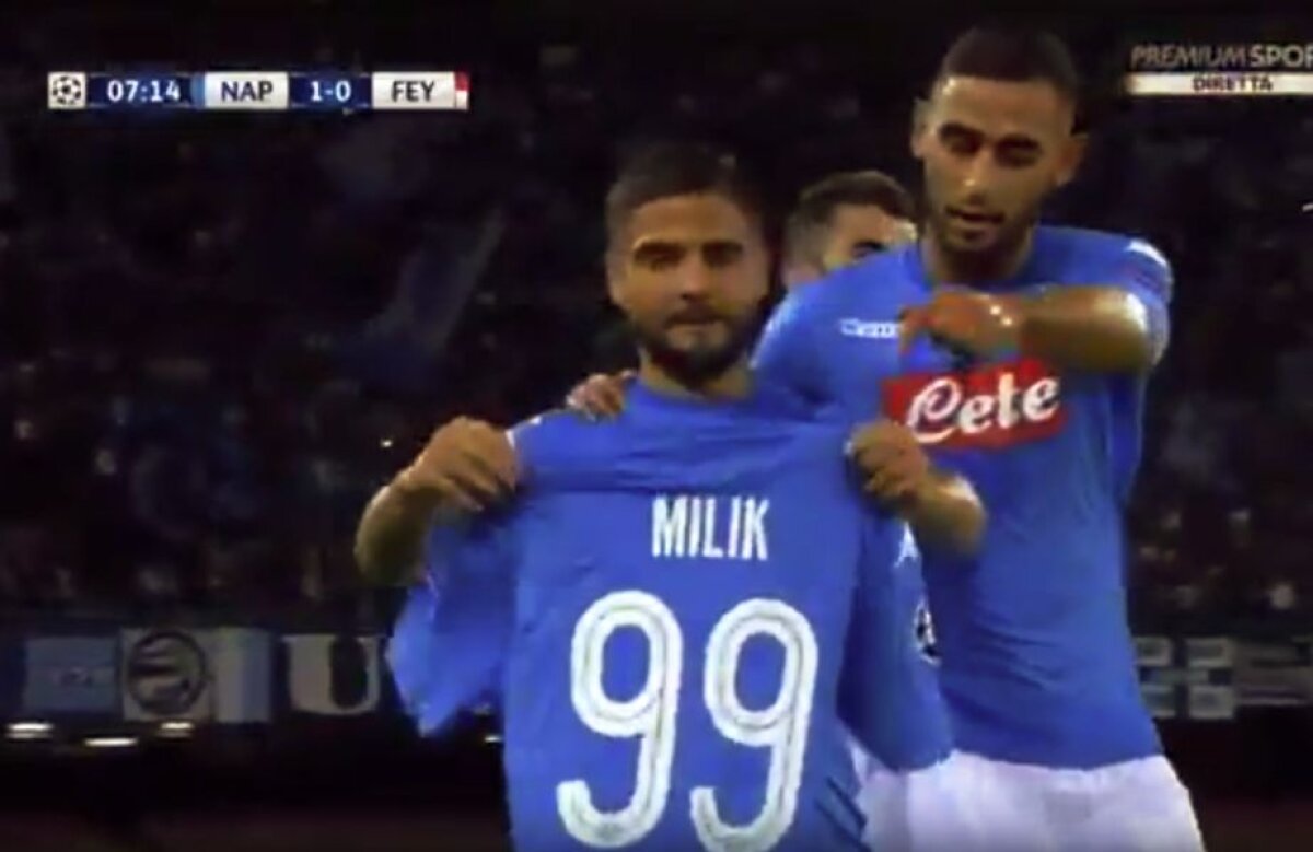 VIDEO+FOTO A arătat tricoul "greșit" » Cui i-a dedicat Insigne golul cu Feyenoord :)