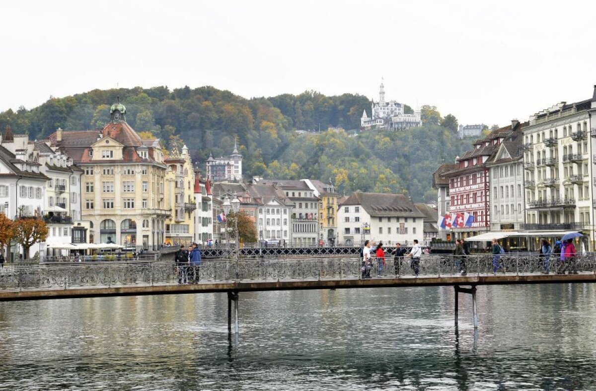 Corespondenţă GSP din Elveţia » VIDEO + FOTO Lucerna, Sighişoara de 5 stele. Ce a găsit FCSB în orașul duelului cu Lugano